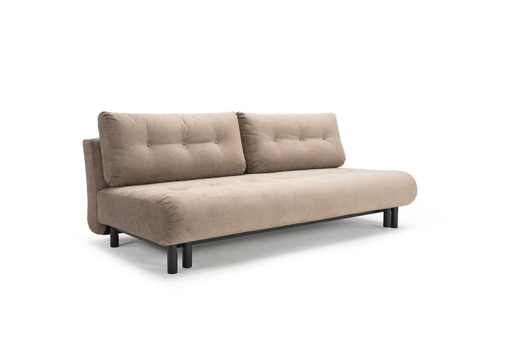 Divano letto matrimoniale design moderno Nabli - 318 Cordufine Beige