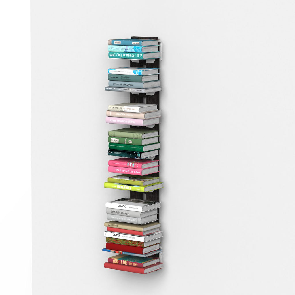 Libreria sospesa a muro in legno Zia Ortensia