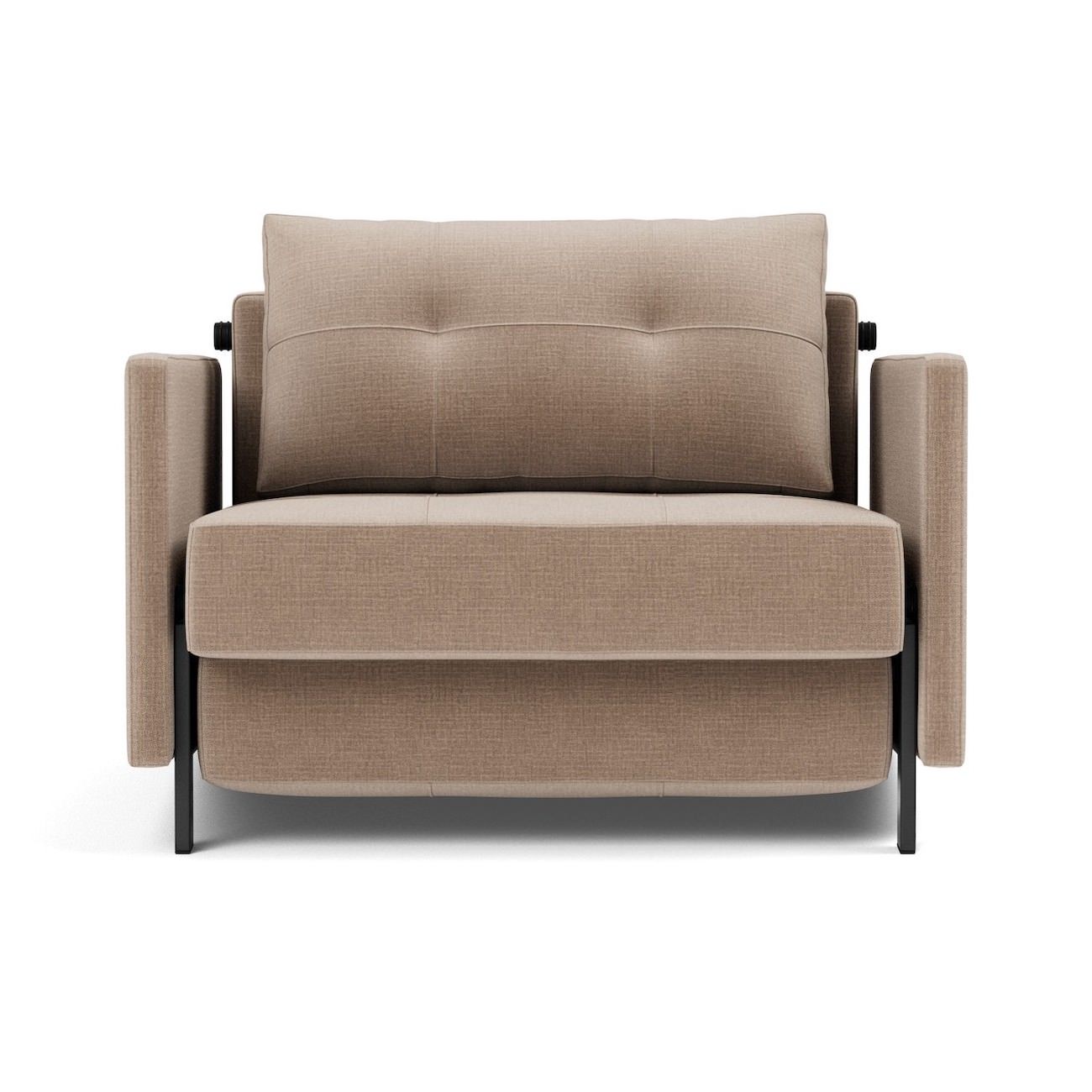 Poltrona letto con braccioli Cubed Arm 90 - 417 Esina Mocha