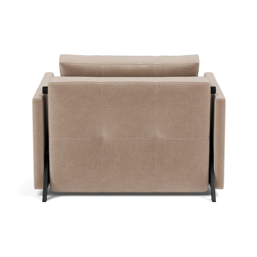 Poltrona letto con braccioli Cubed Arm 90 - 417 Esina Mocha