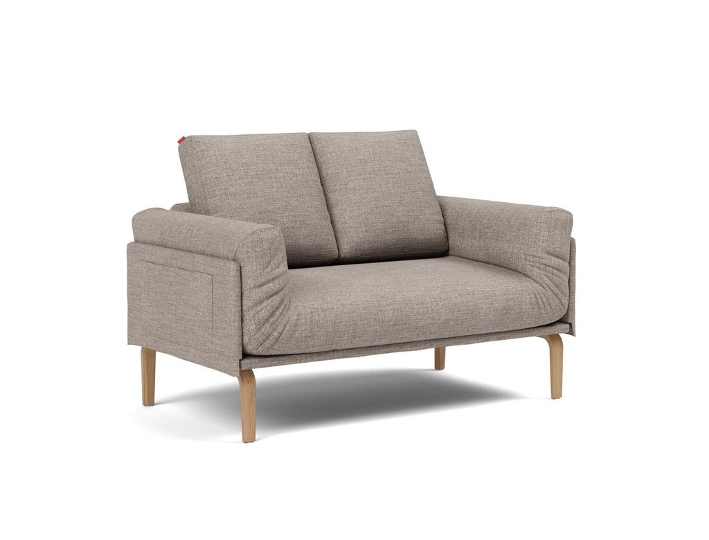 Divano letto singolo sfoderabile Rollo - 472 Yuveno, Warm Grey
