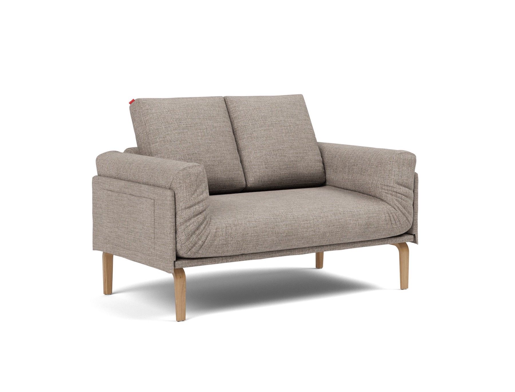 Divano letto singolo sfoderabile Rollo - 472 Yuveno, Warm Grey