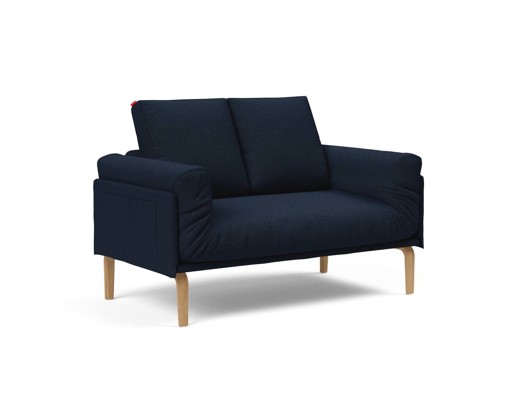 Divano letto singolo sfoderabile Rollo - 528 Mixed Dance, Blue