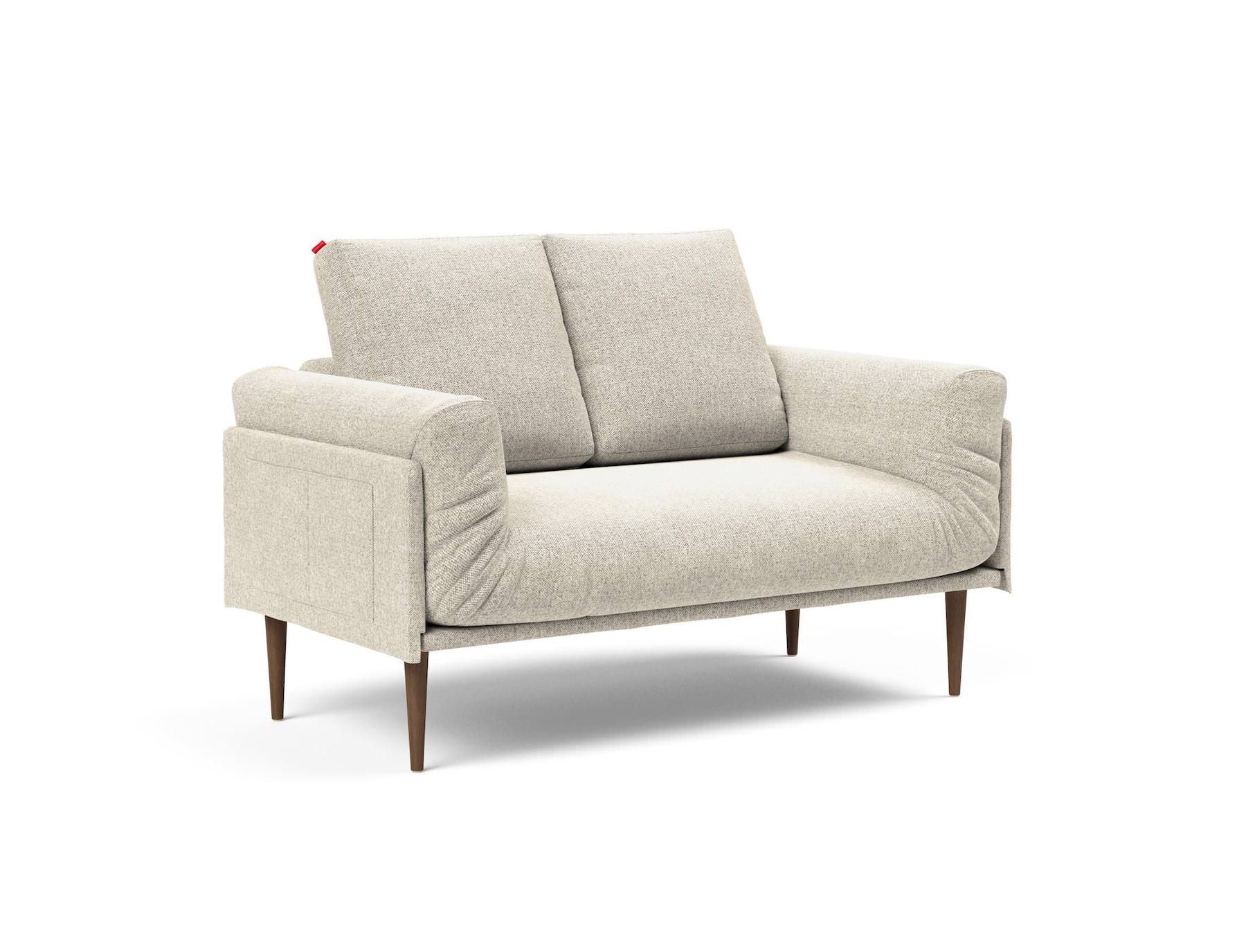 Divano letto singolo sfoderabile Rollo - 357 Taura, Off White