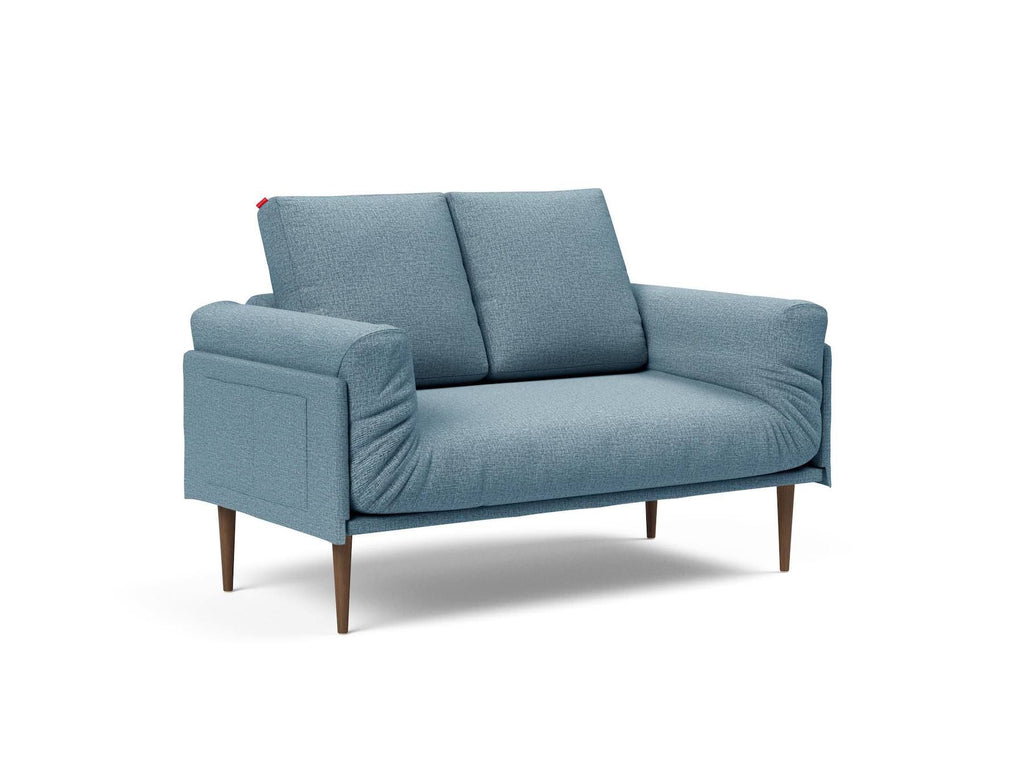 Divano letto singolo sfoderabile Rollo - 525 Mixed Dance, Light Blue