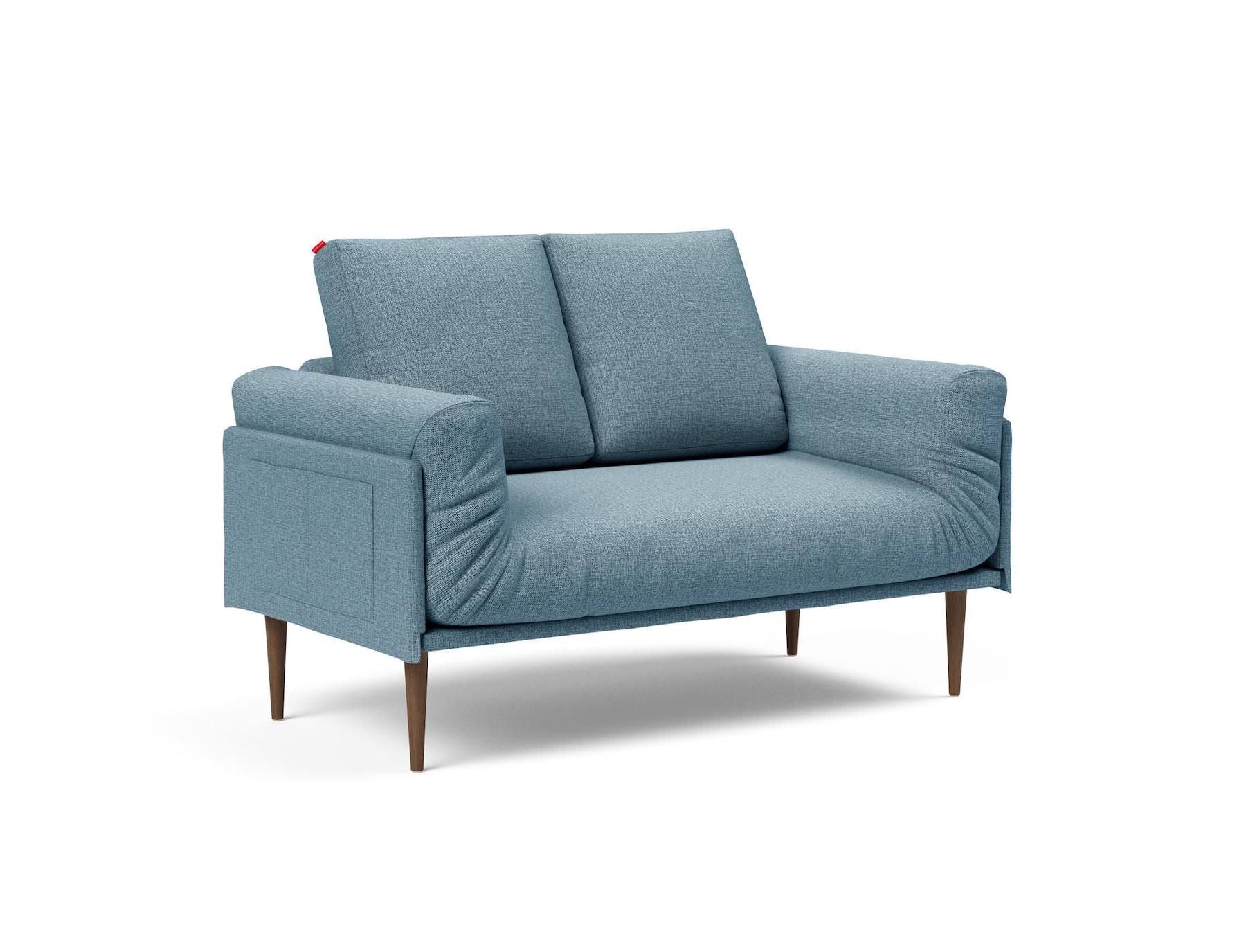 Divano letto singolo sfoderabile Rollo - 525 Mixed Dance, Light Blue