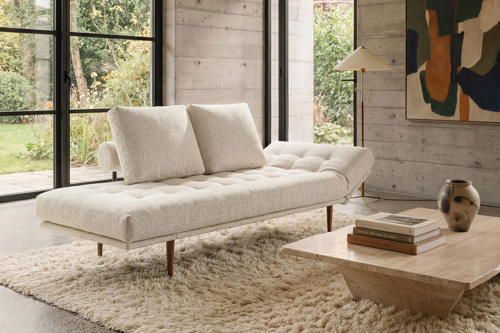 Divano letto singolo Rollo lettino salvaspazio 80x200 cm - 357
Taura, Off White