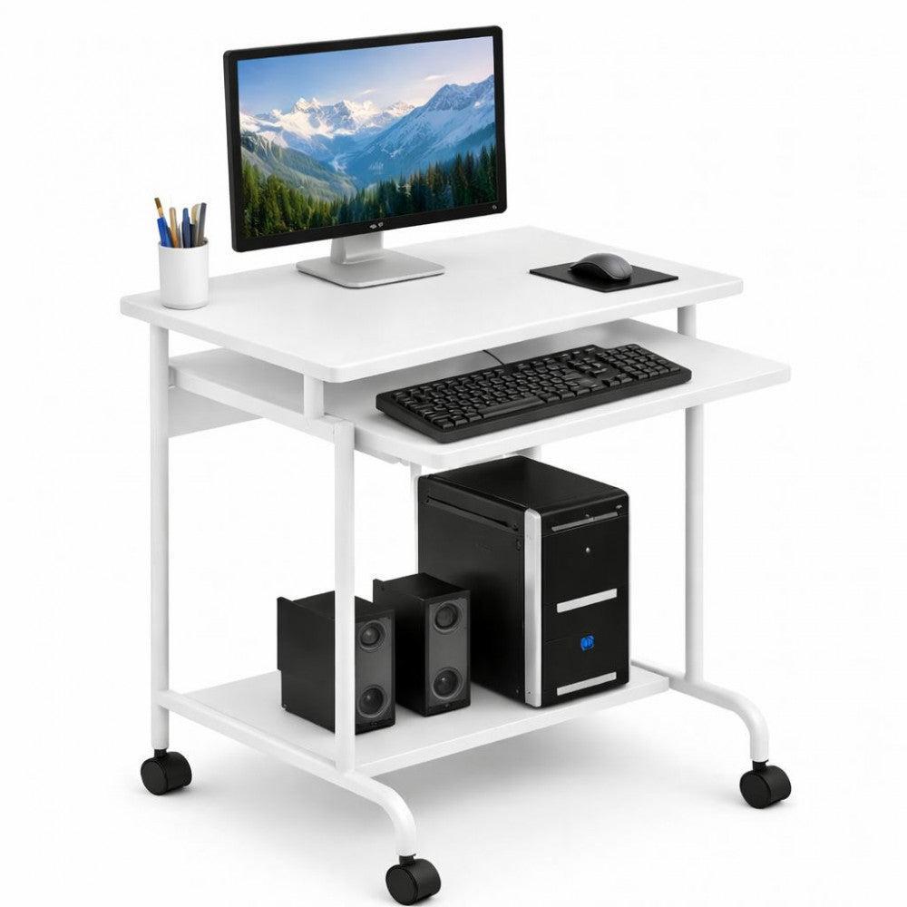 Scrivania porta PC bianca Compact 60 x 45 cm