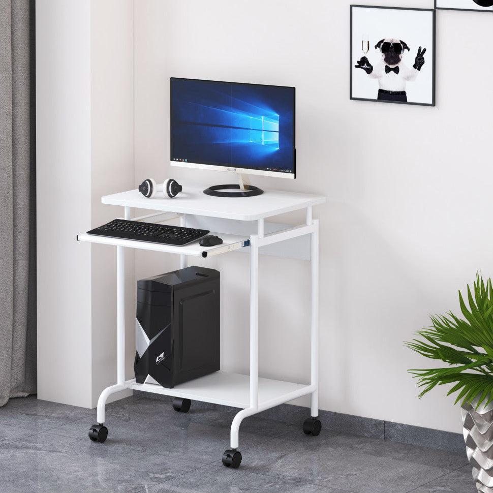 Scrivania porta PC bianca Compact 60 x 45 cm