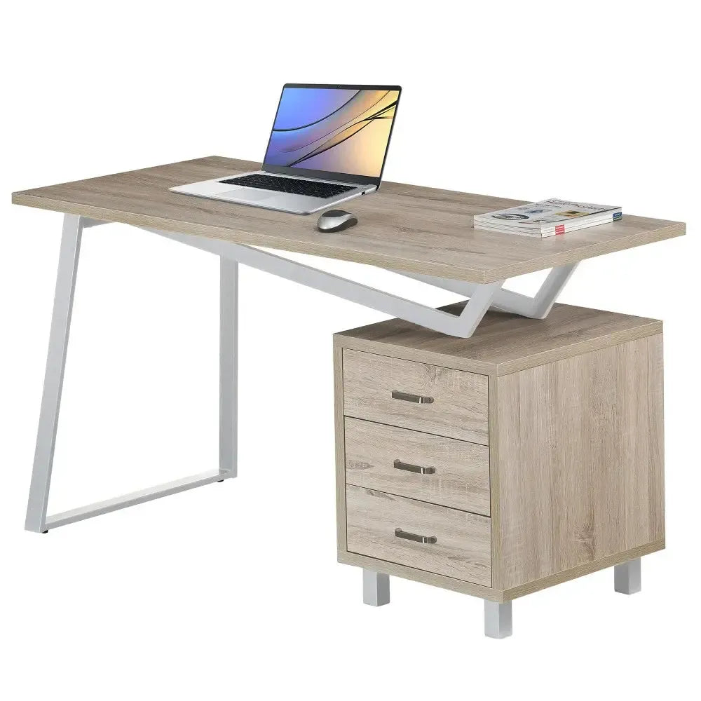 Scrivania porta PC con cassettiera Thomas