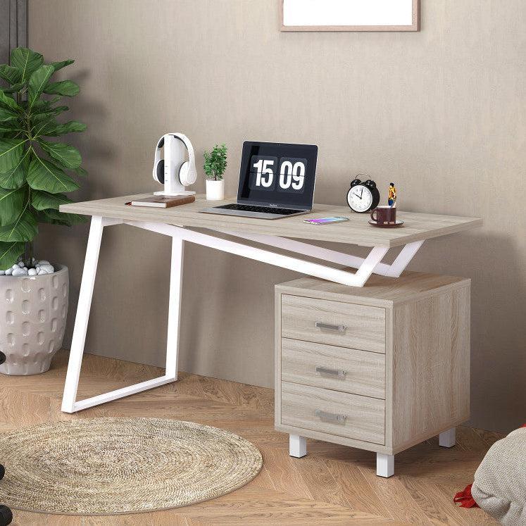 Scrivania porta PC con cassettiera Thomas