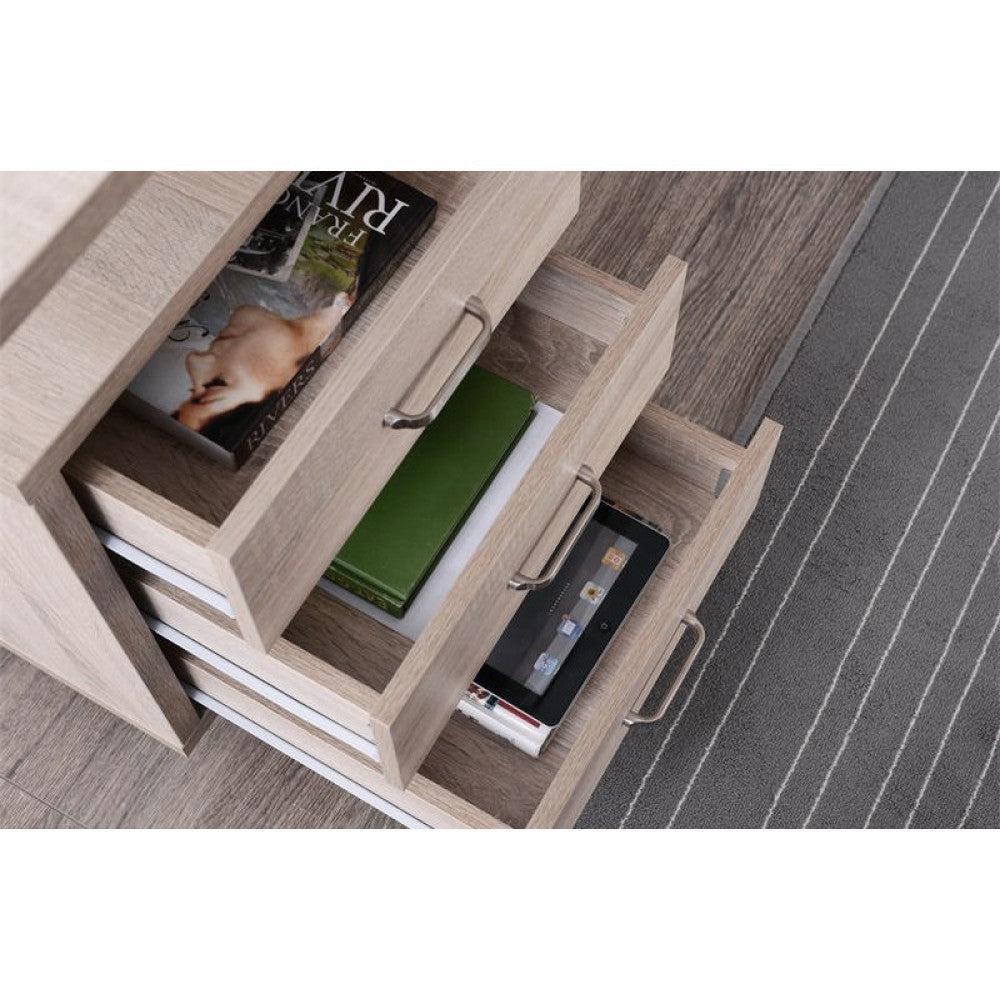 Scrivania porta PC con cassettiera Thomas