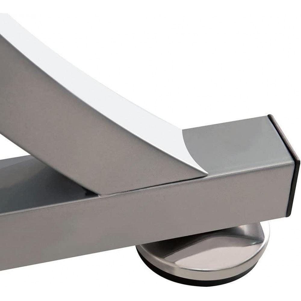 Scrivania porta PC in metallo e legno Compatta-B