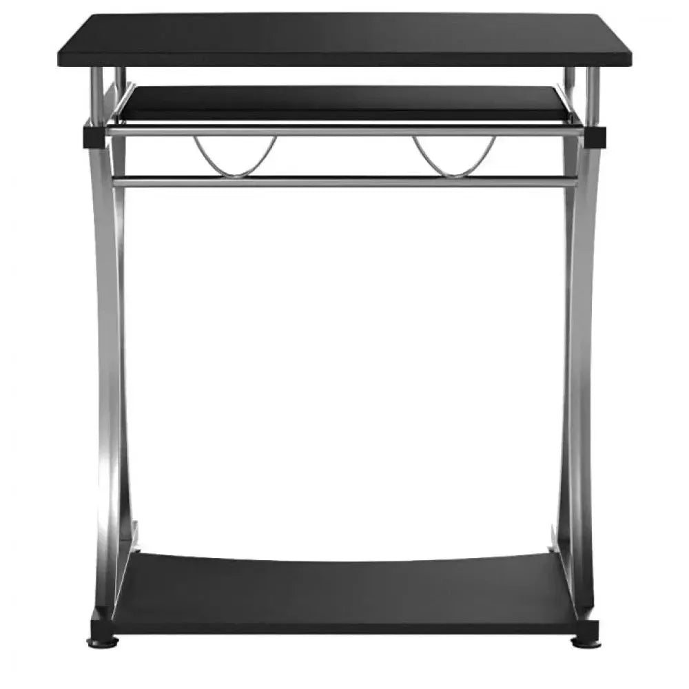 Scrivania porta PC in metallo e legno Compatta-B