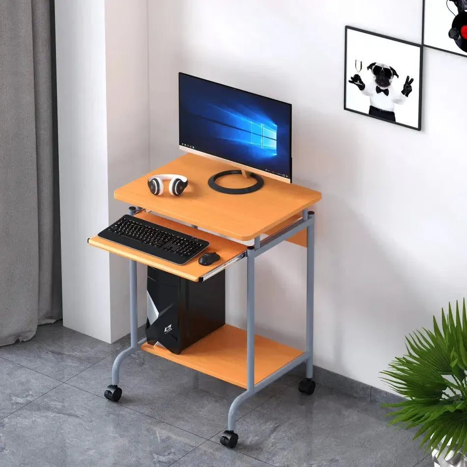 Scrivania porta PC e stampante su ruote Compact