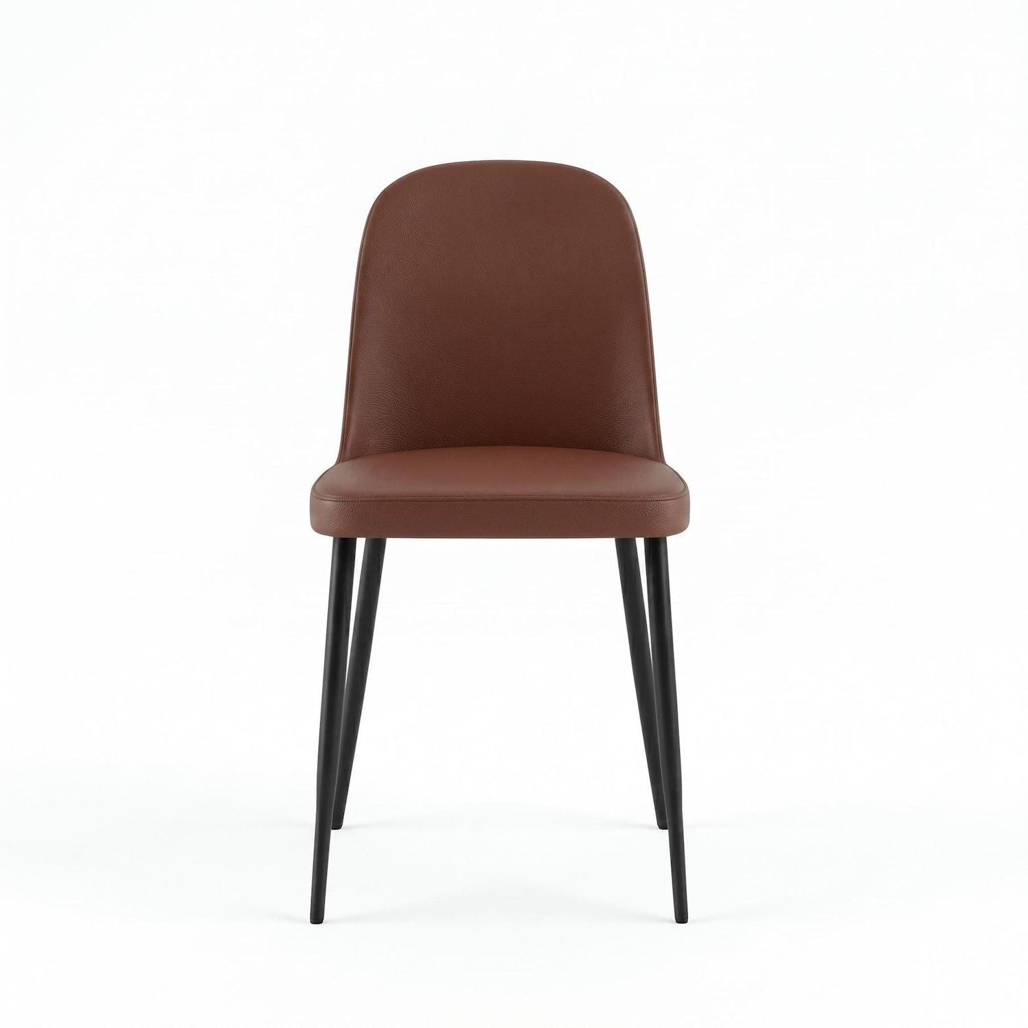 Set 4 sedie design moderno Sanna Soft - Bordeaux