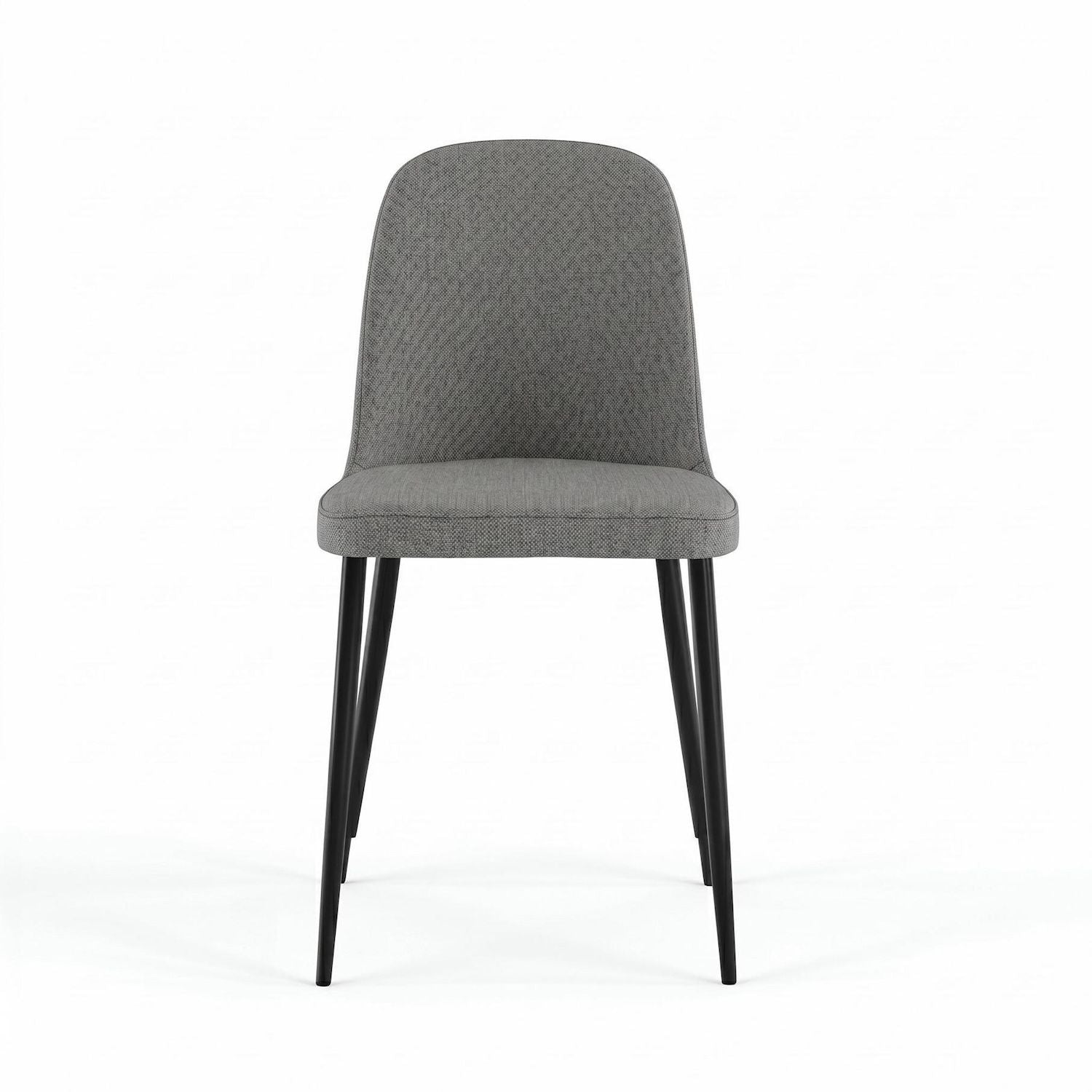Set 4 sedie design moderno Sanna Soft - Grigio chiaro