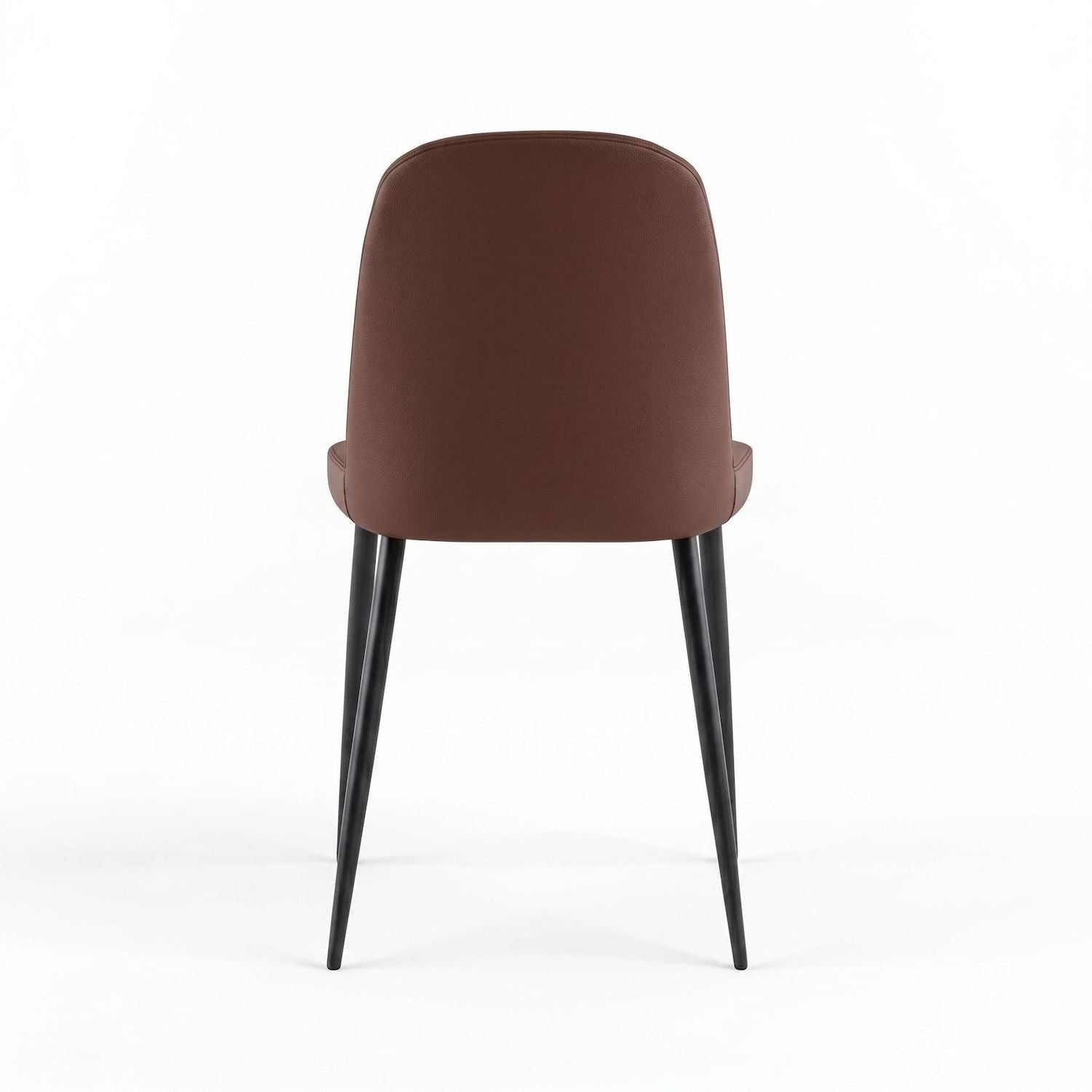 Set 4 sedie design moderno Sanna Soft - Bordeaux