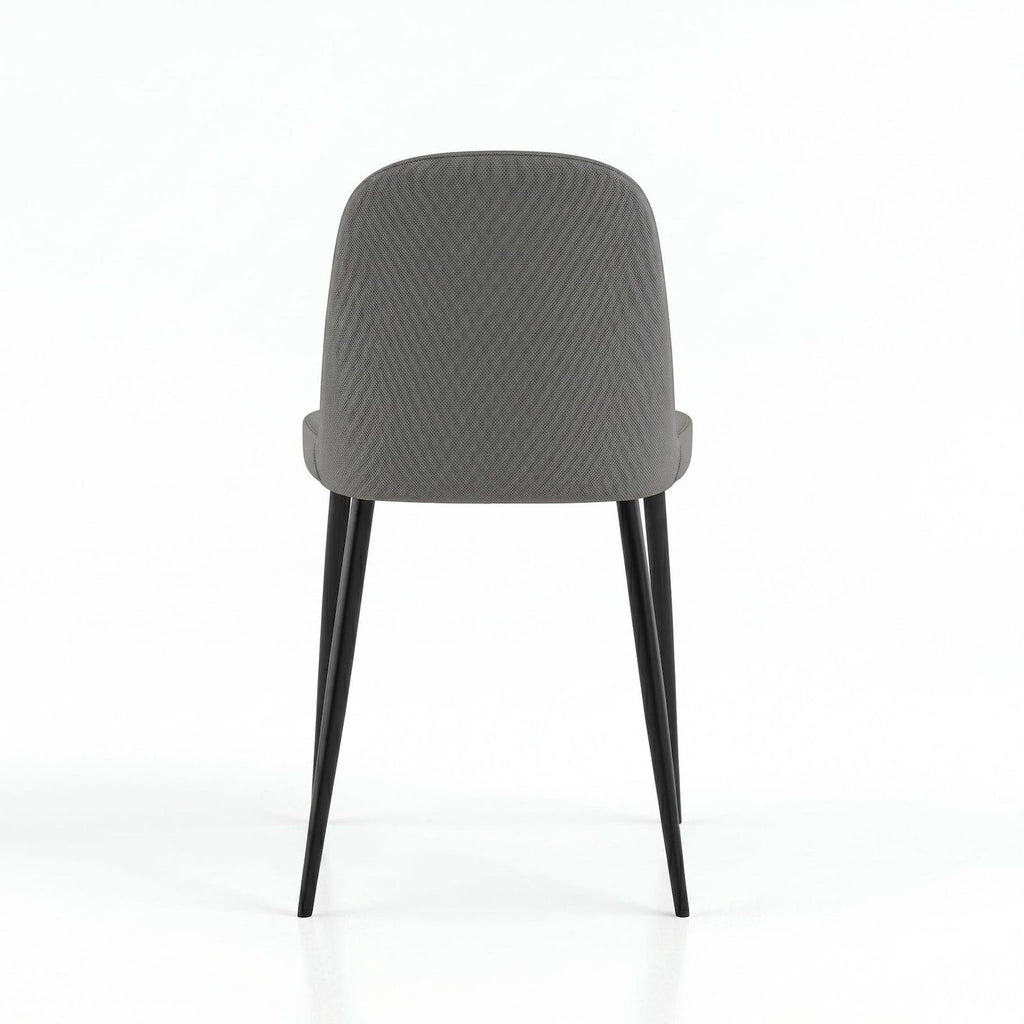 Set 4 sedie design moderno Sanna Soft - Grigio chiaro