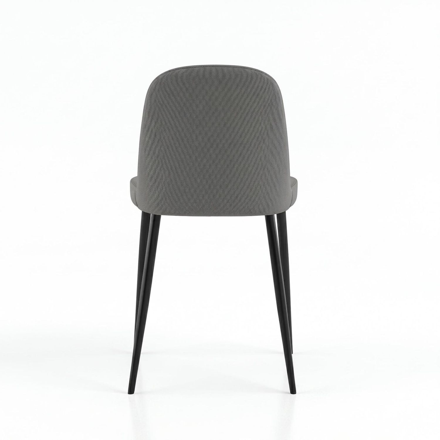 Set 4 sedie design moderno Sanna Soft - Grigio chiaro