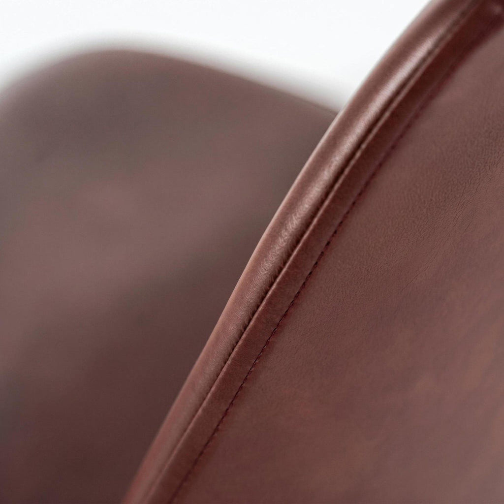 Set 4 sedie design moderno Sanna Soft - Bordeaux