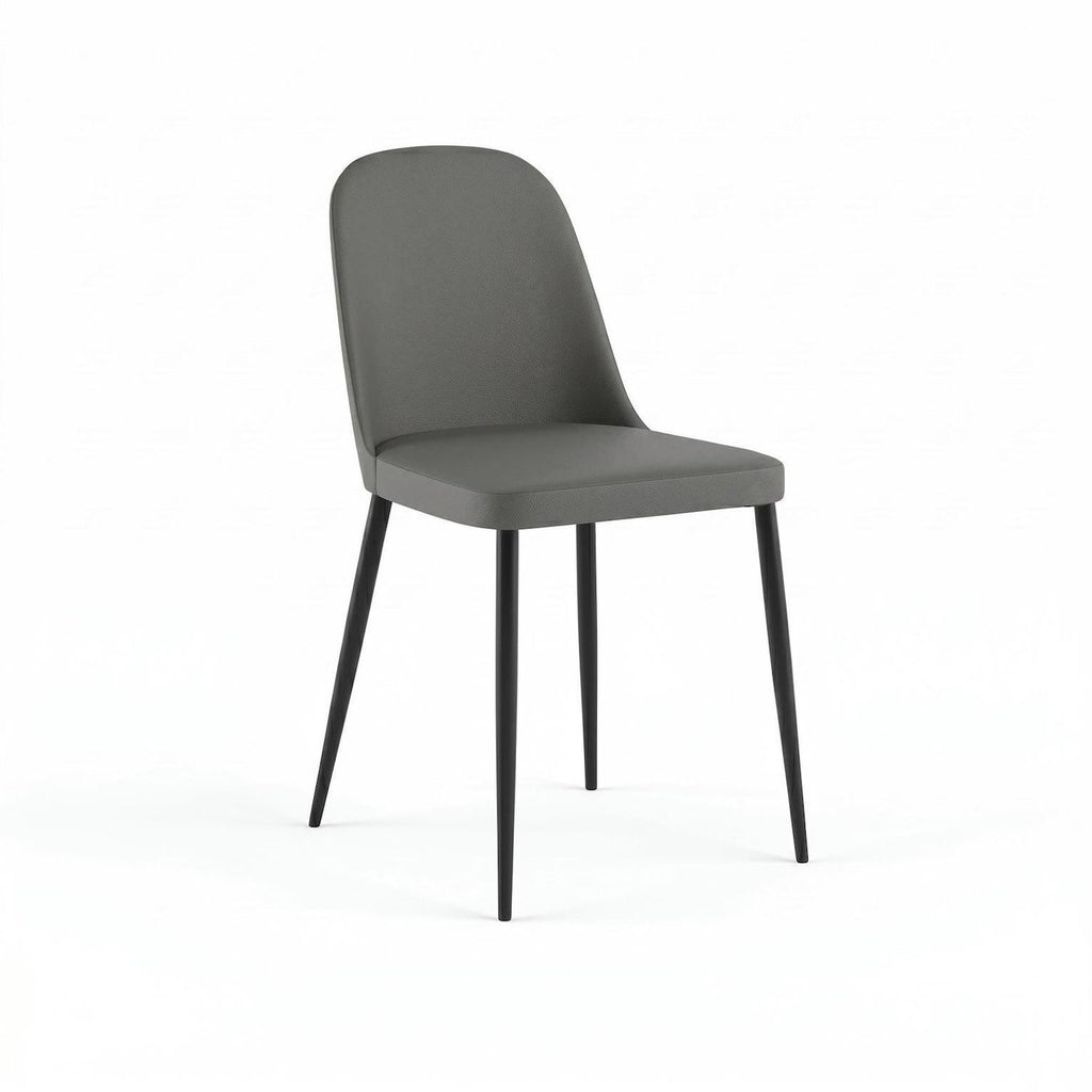 Set 4 sedie design moderno Sanna Soft - Grigio chiaro