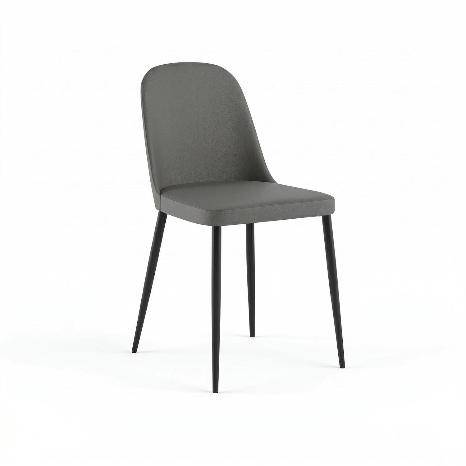 Set 4 sedie design moderno Sanna Soft - Grigio chiaro