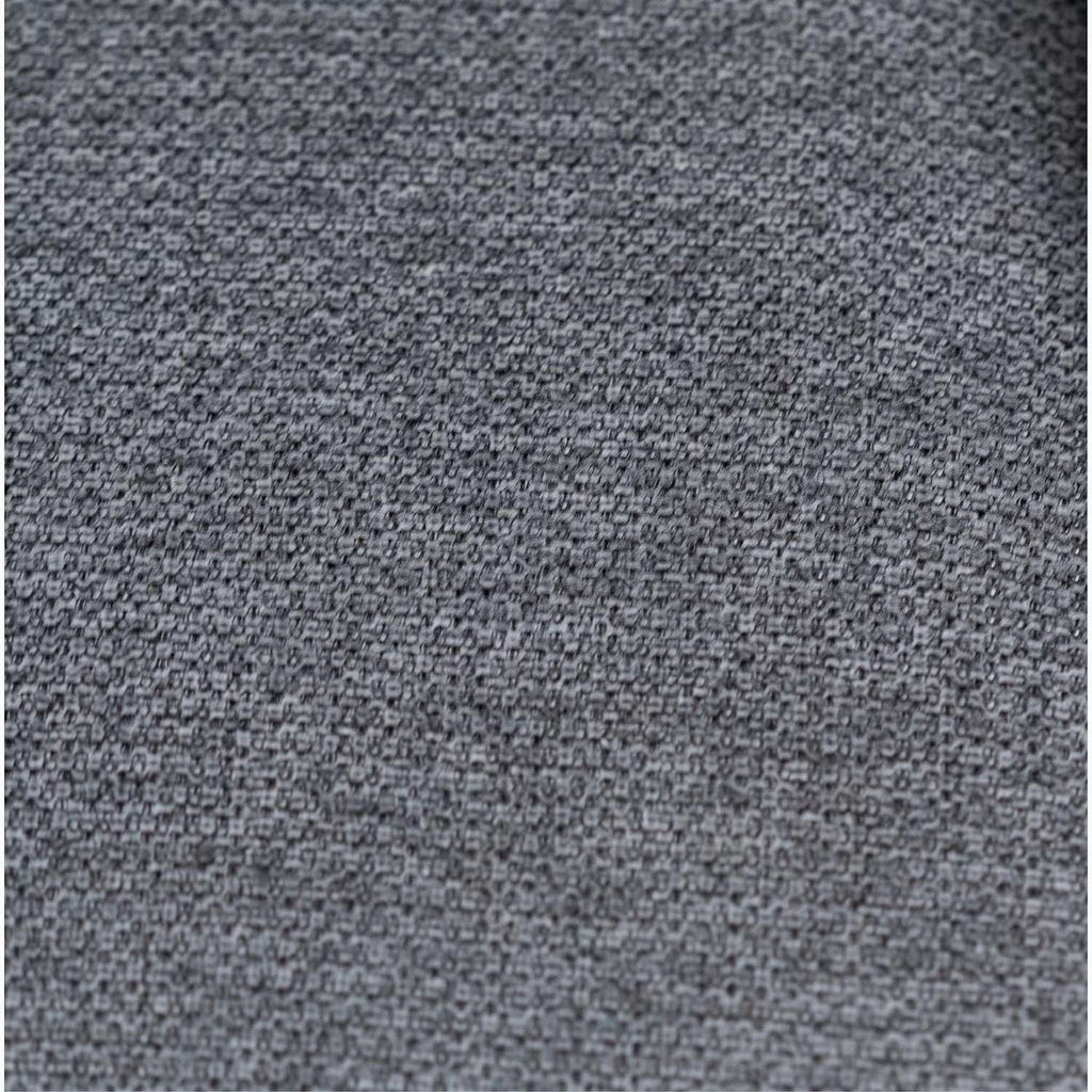 Set 4 sedie imbottite in legno e tessuto Avenor - Grigio scuro