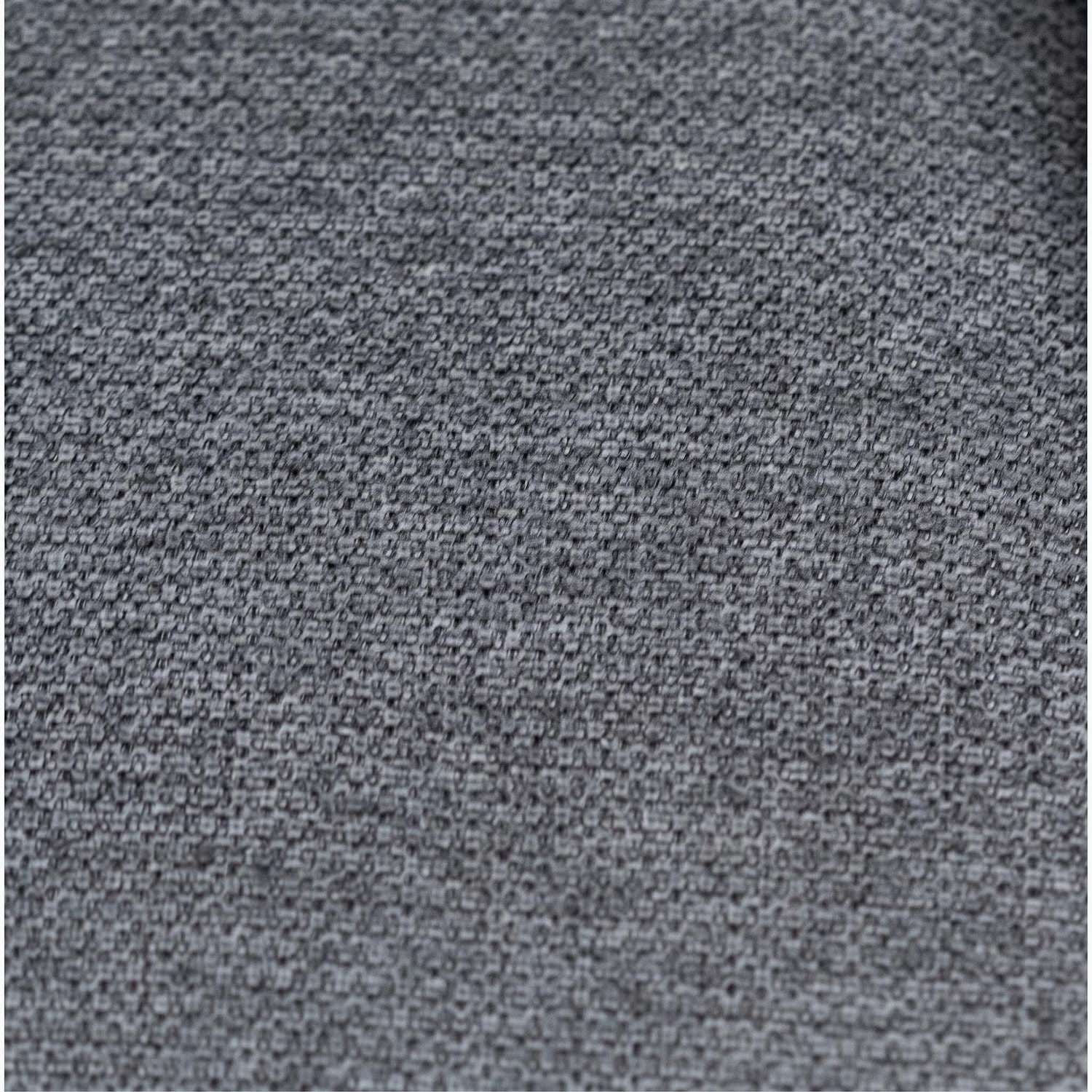 Set 4 sedie imbottite in legno e tessuto Avenor - Grigio scuro