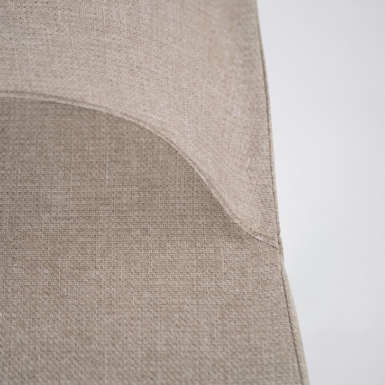 Set 4 sedie imbottite in tessuto Sanna Fab - Beige