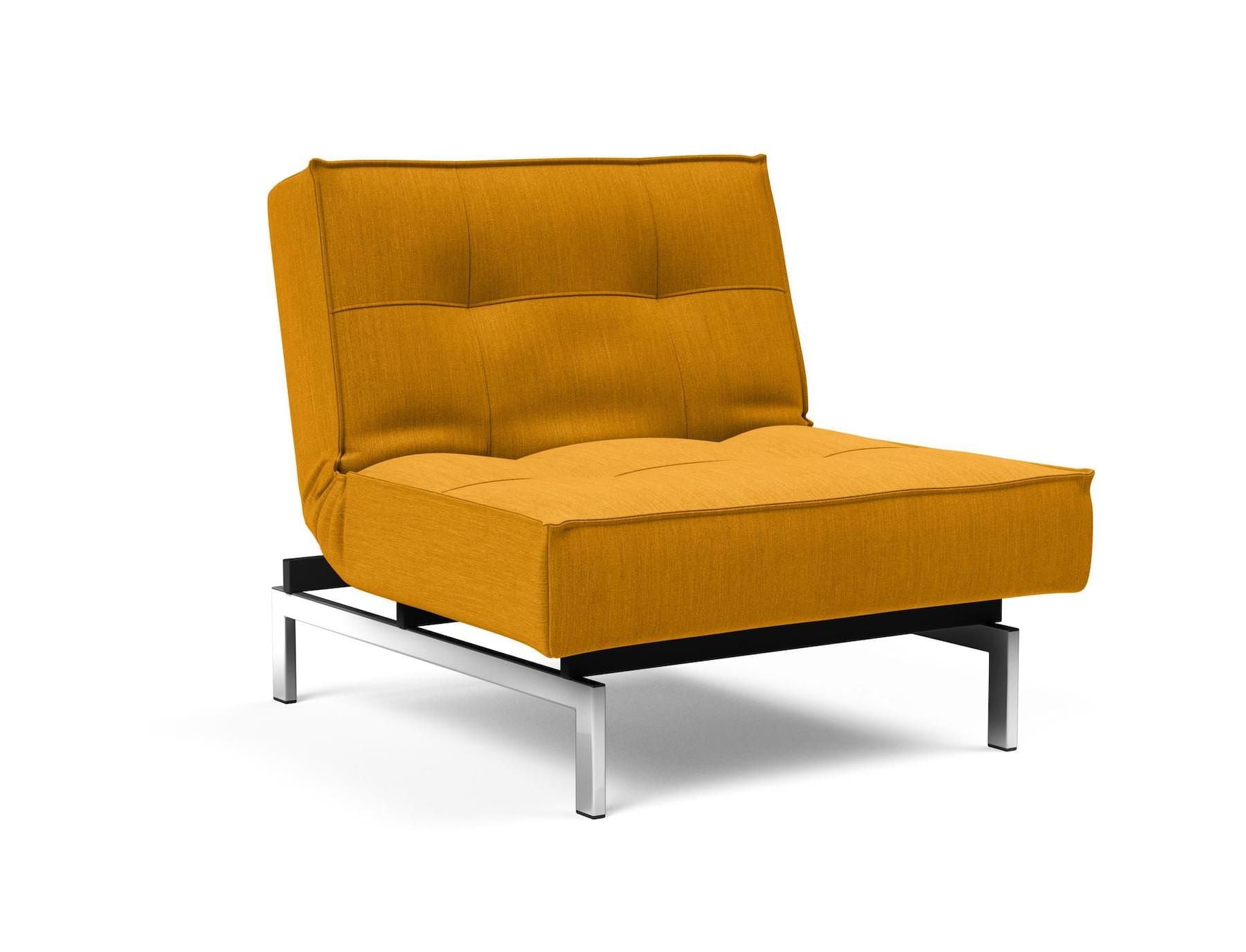Poltrona design scandinavo con materasso a molle SplitBack - 507 Elegance Burned Curry
