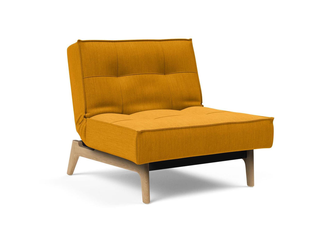 Poltrona design scandinavo con materasso a molle SplitBack - 507 Elegance Burned Curry