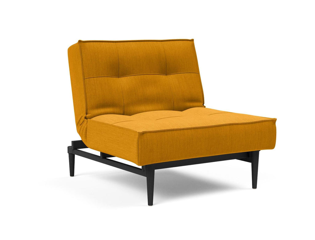 Poltrona design scandinavo con materasso a molle SplitBack - 507 Elegance Burned Curry