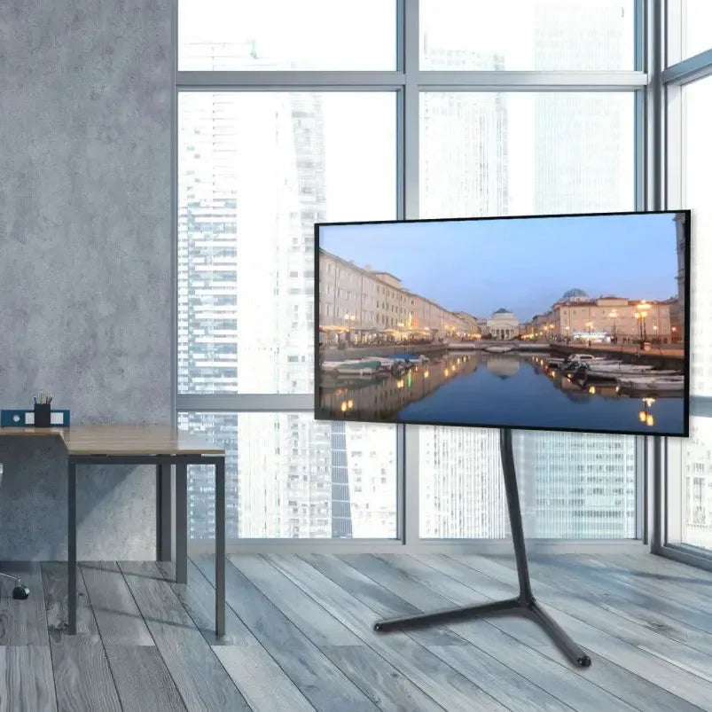 Colonna porta TV da terra con passacavi Kirrien