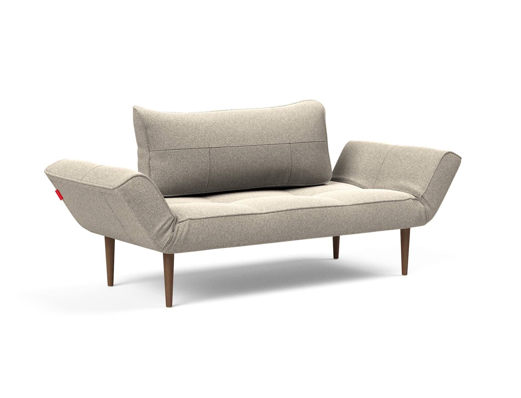 Divano letto singolo per camera ospiti con materasso a molle Zeal - 539 Bouclè Beige
