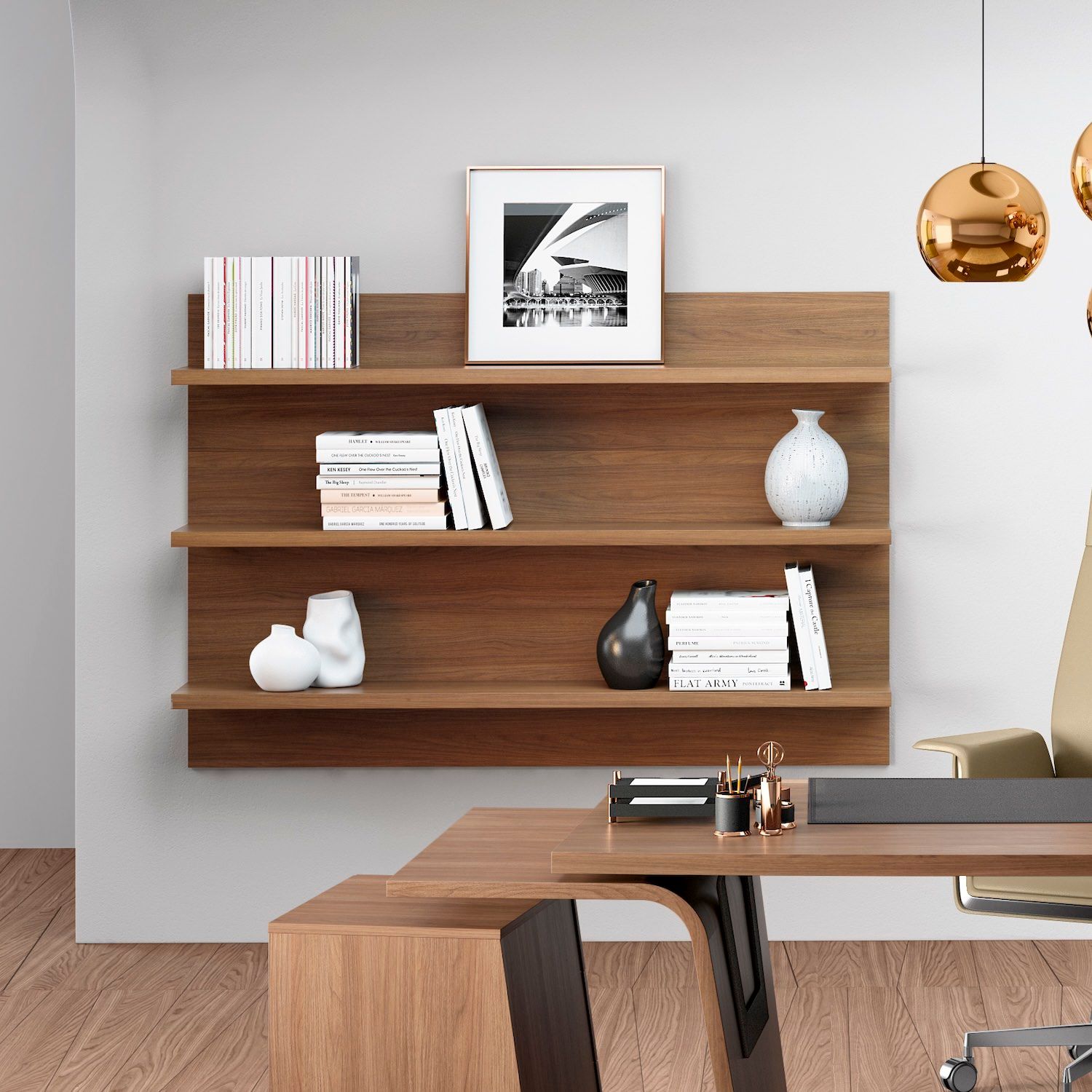 Boiserie da parete in legno Imperia | Made in Italy