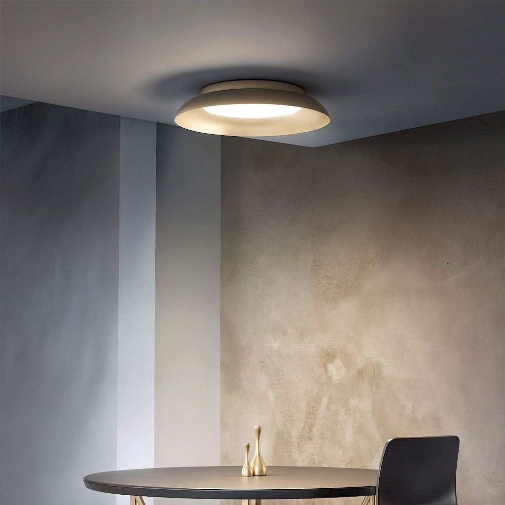 Plafoniera a LED da soffitto Chapeau di Team Italia Ambiente