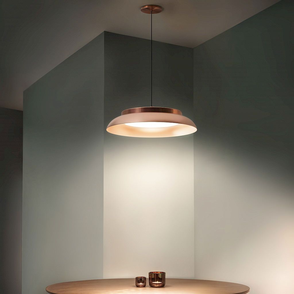 Lampadario a sospensione a LED Chapeau di Team Italia - Rame