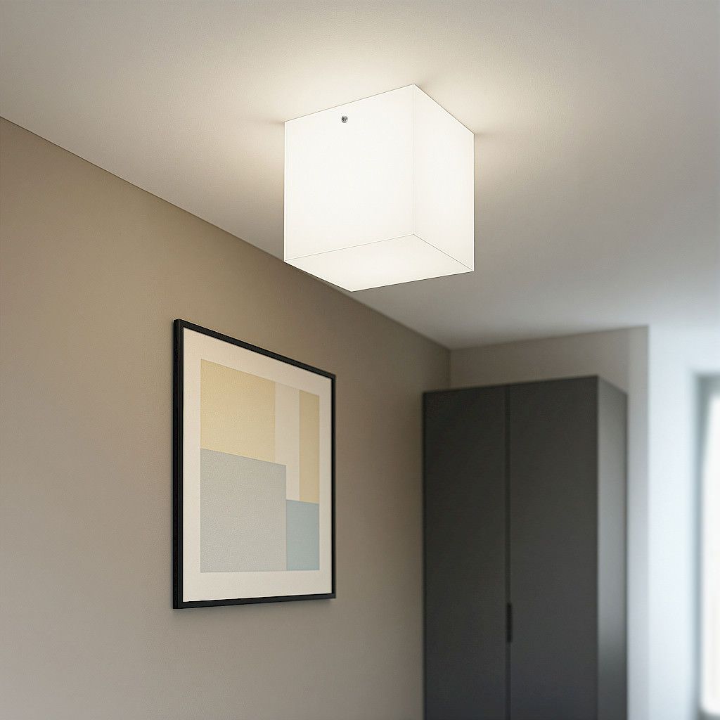 Plafoniera a LED da soffitto in vetro Compact A di Team Italia