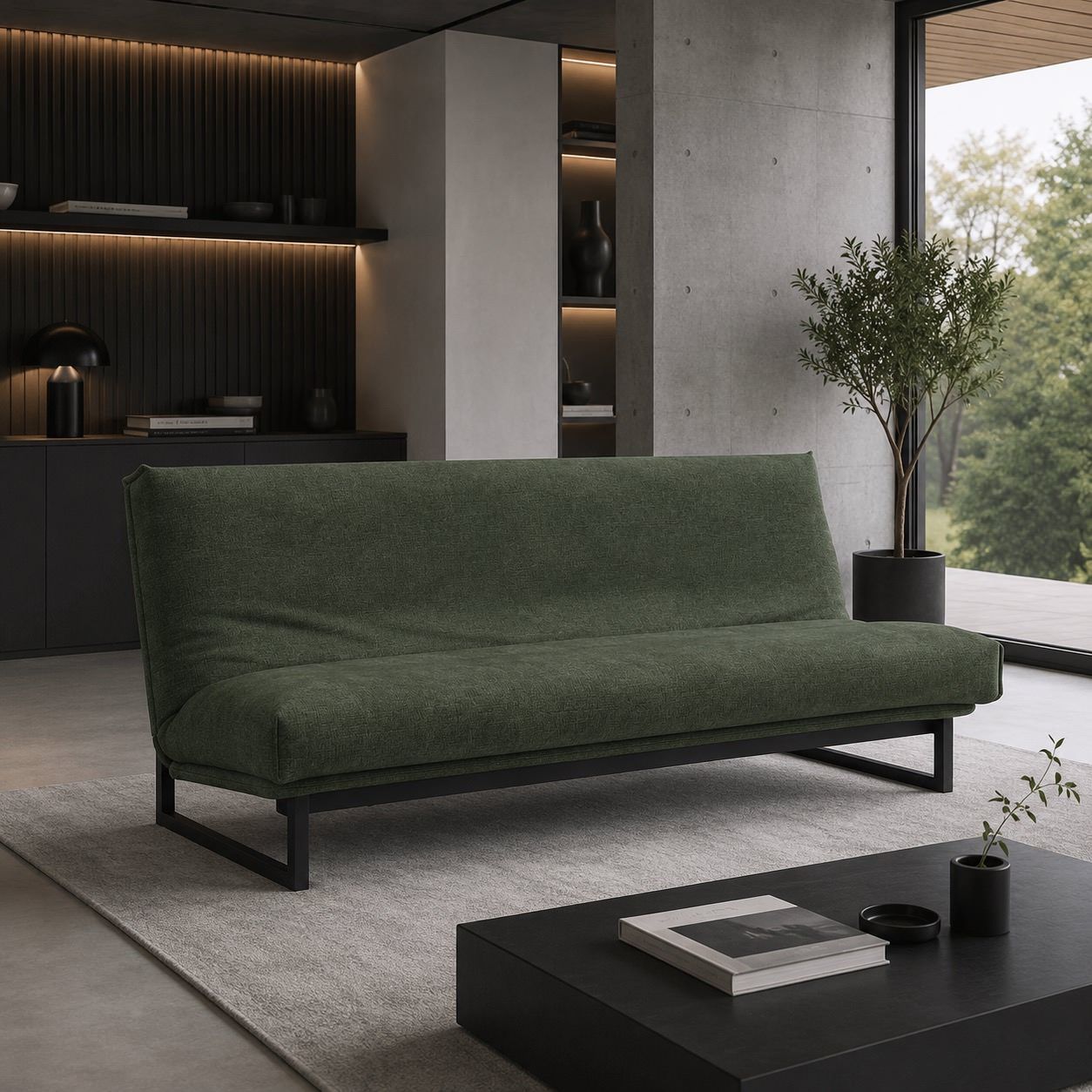 Divano letto sfoderabile 1 piazza e mezza Fraction 120