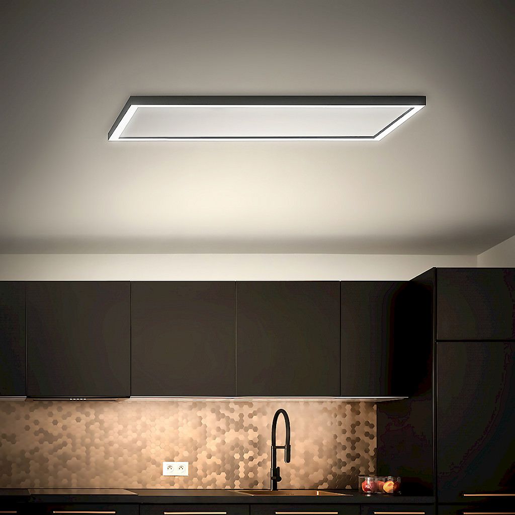 Plafoniera a LED da soffitto Edge di Team Italia - Rettangolare