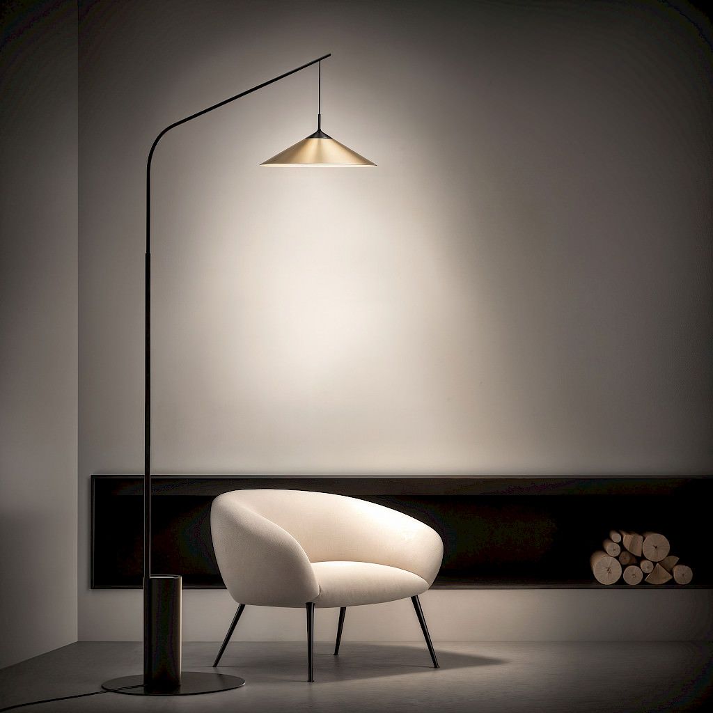 Lampada da terra design a LED Lambda A