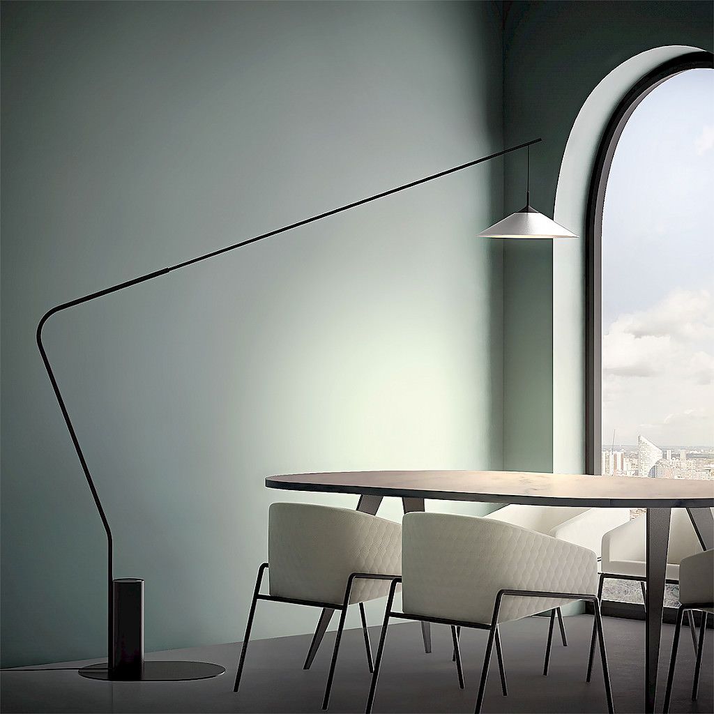Lampada da terra design a LED Lambda A
