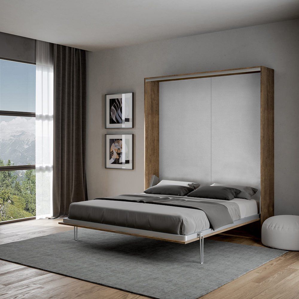 Letto matrimoniale a scomparsa design moderno Lexton