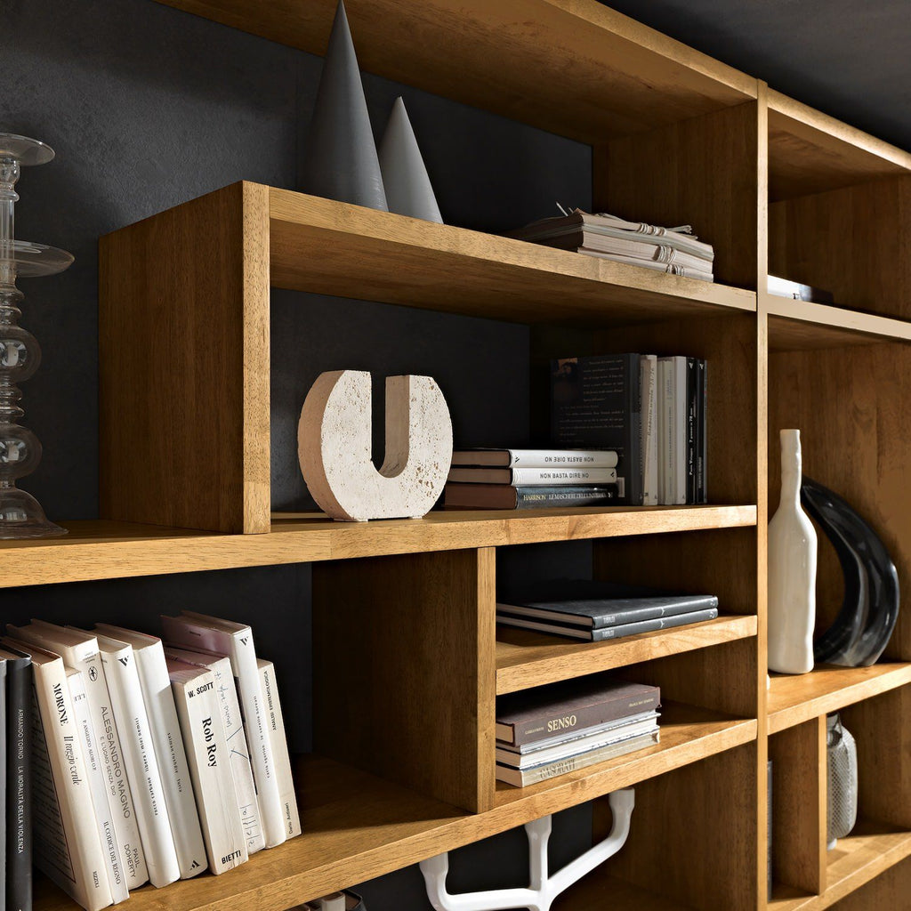 Libreria moderna in legno massello Arbora