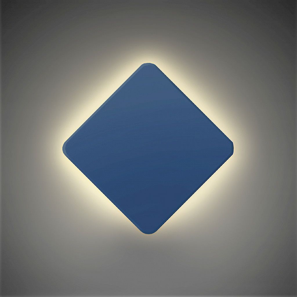 Lampada da parete a LED design moderno Liff - Blu navy