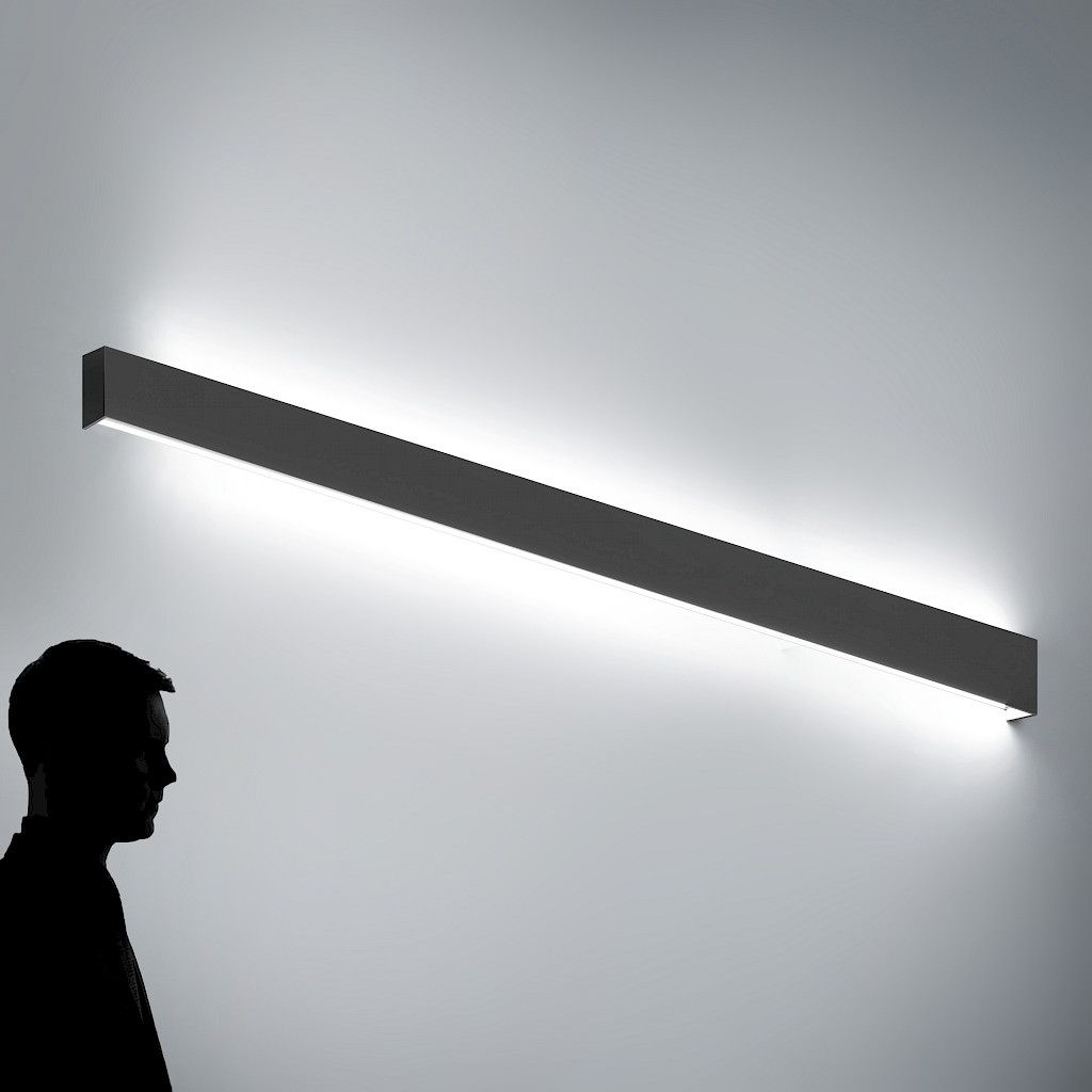 Applique da parete lineare a LED Mirò di Team Italia