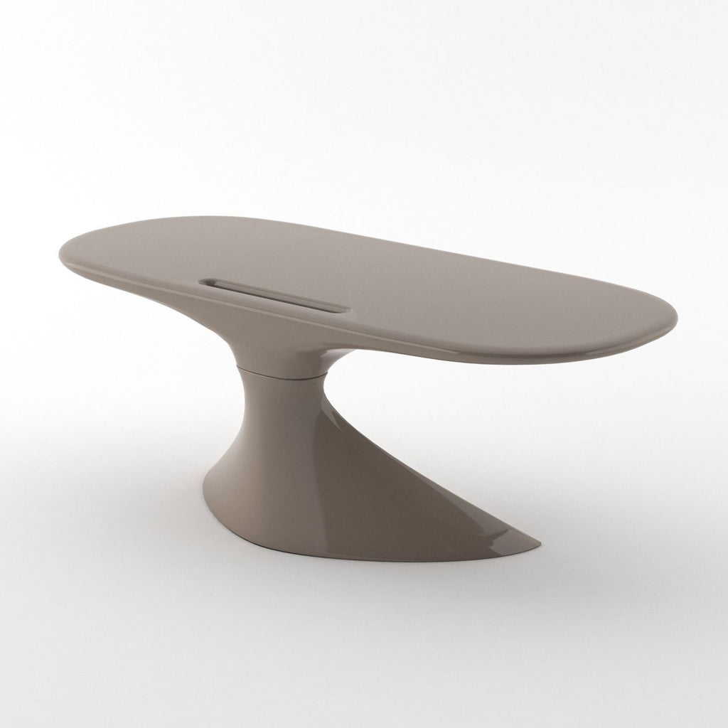 Novar | Scrivania di Design in Vetroresina Made in Italy - Oro del mattino