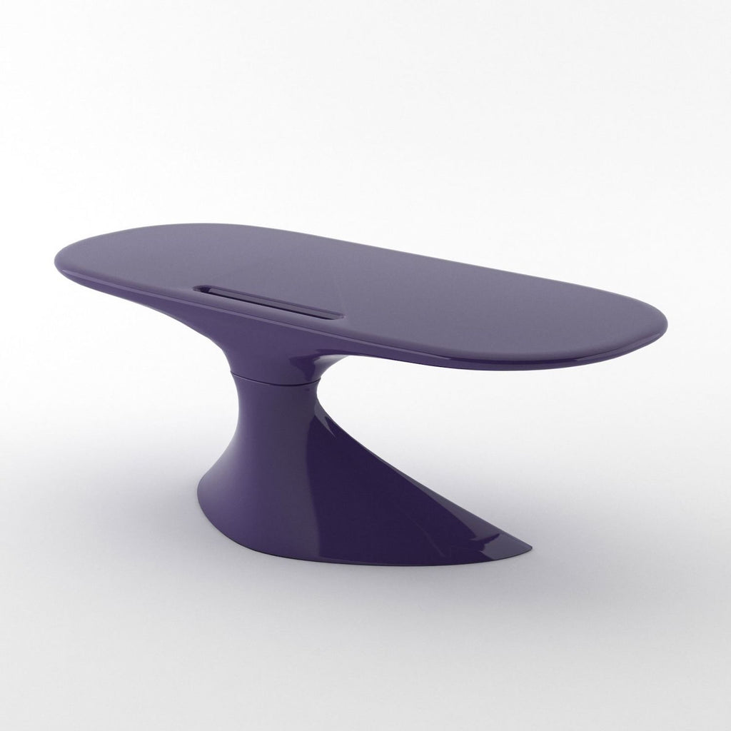 Novar | Scrivania di Design in Vetroresina Made in Italy - Viola Ispirato