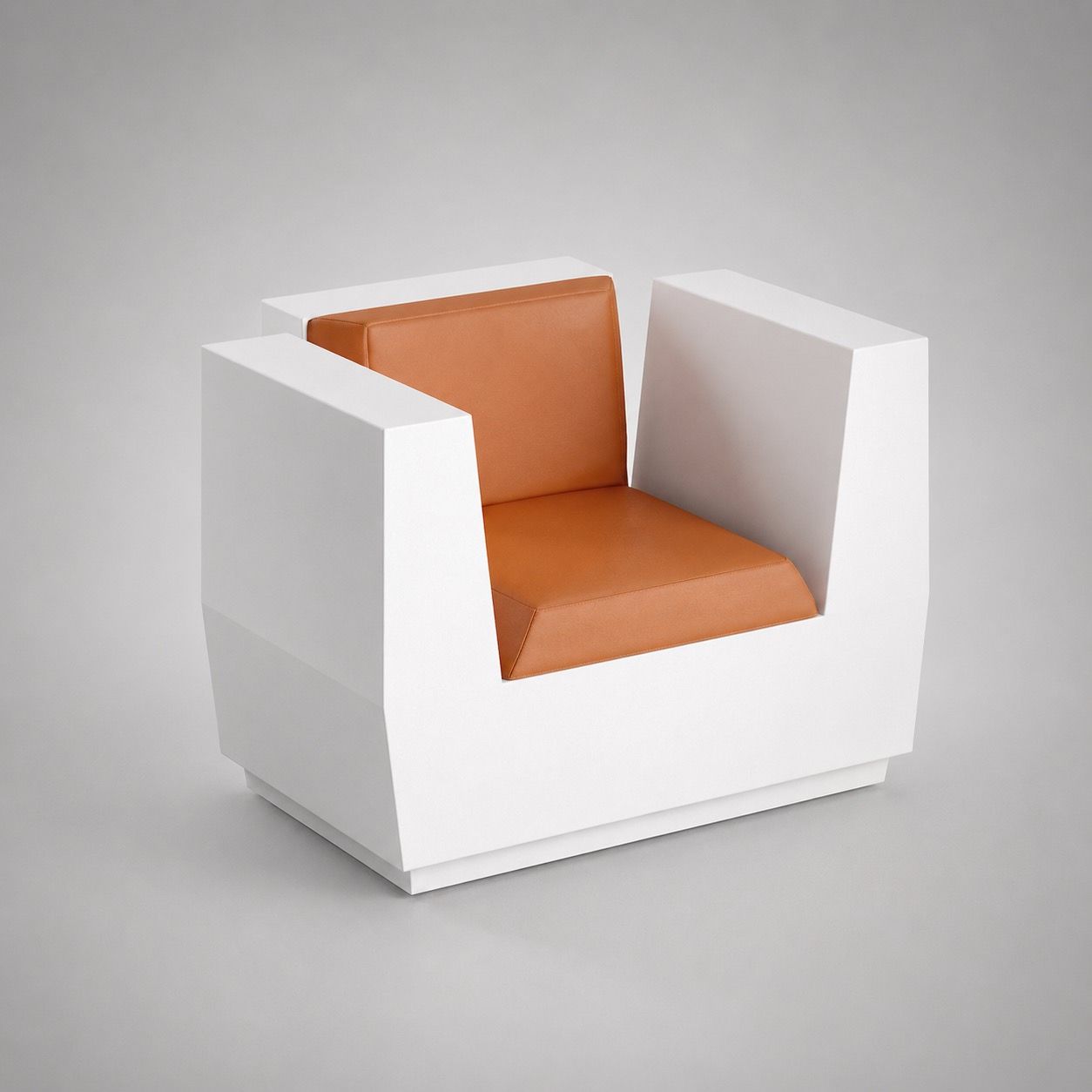 Poltrona da giardino in polietilene Big Cut by Plust